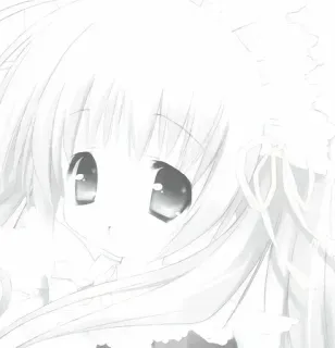 🤍 24119ddd Anime, Manga, Dibujos animados, Kawaii, Lindo, Chica, Ilustración telegram sticker