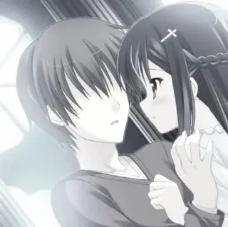 🥺 cbcce308 Anime, Manga, Pareja, Romance, Lindo, Ilustración, Dibujos animados telegram sticker