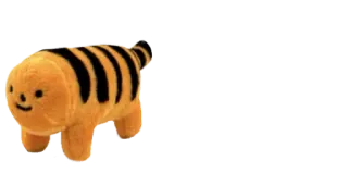 🙂 0c1990f7 호랑이, 봉제인형, 동물, 장난감, 귀여운 telegram sticker