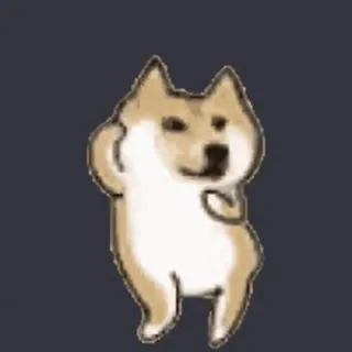 🕺 632fe020 Doge Hund, Shiba Inu, Tier, Meme telegram sticker