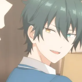 🧤 3a12a146 Anime, Karakter, Senyum, Kartun, Orang, Potret telegram sticker