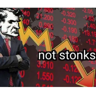 📉 c947f16e not stonks Meme, Finanzas, Acciones, Economía, Stonks telegram sticker