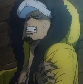 🩺 15facde9 Trafalgar Law One Piece 动漫, 海贼王, 特拉法尔加·罗, 角色, 漫画 telegram sticker