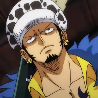 🫀 1fd54b95 Trafalgar Law One Piece 动漫, 海贼王, 特拉法尔加·罗, 角色 telegram sticker