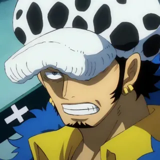 🩺 27872ba1 Trafalgar Law One Piece 动漫, 漫画, 海贼王, 特拉法尔加·罗 telegram sticker