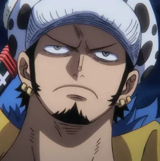 🫀 2ebc9bab Trafalgar Law One Piece 动漫, 海贼王, 特拉法尔加·罗, 角色 telegram sticker