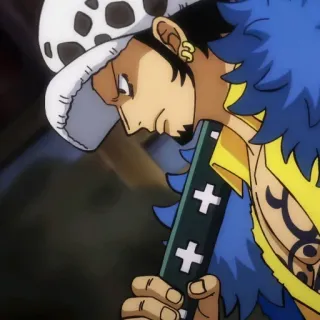 🫀 4b63be1a Trafalgar Law One Piece 动漫, 漫画, 海贼王, 特拉法尔加·罗 telegram sticker