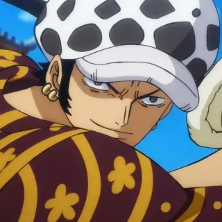 🫀 52a2f49b Trafalgar Law One Piece 动漫, 海贼王, 特拉法尔加·罗, 海盗, 角色 telegram sticker