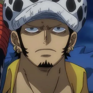 🩺 6d06e5c4 Trafalgar Law One Piece 动漫, 海贼王, 特拉法尔加·罗, 角色, 海盗 telegram sticker