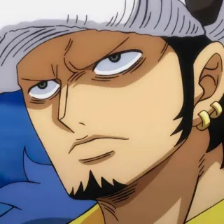 🩺 7d1d3d74 Trafalgar Law One Piece 动漫, 海贼王, 特拉法尔加·罗, 角色, 海盗 telegram sticker