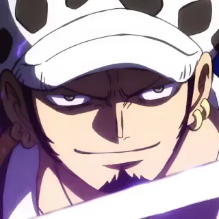 🩺 9efdd913 Trafalgar Law One Piece 动漫, 海贼王, 特拉法尔加·罗, 海盗, 船长 telegram sticker