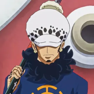 🫀 ad1c232e Trafalgar Law One Piece 动漫, 角色, 海贼王, 特拉法尔加·罗 telegram sticker