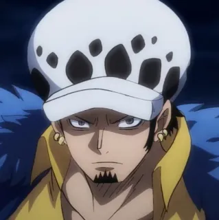 🩺 ba858ab2 Trafalgar Law One Piece 动漫, 海贼王, 特拉法尔加·罗, 漫画, 海盗 telegram sticker