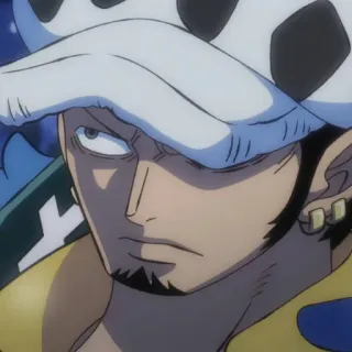 🩺 c5838c93 Trafalgar Law One Piece 动漫, 海贼王, 特拉法尔加·罗, 角色, 海盗 telegram sticker