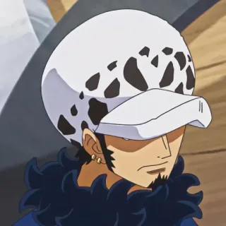 🩺 e639708d Trafalgar Law One Piece 动漫, 海贼王, 特拉法尔加·罗, 海盗, 漫画 telegram sticker