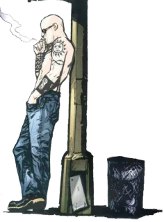 🚬 7a59bfe2 Zigarette, Rauchen, Tätowierung, Mann, Sonnenbrille, Straße, Cool telegram sticker