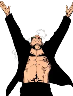 🙌 8c7806f7 Rauchen, Glatze, Tattoo, Sonnenbrille, Mann, Anzug telegram sticker