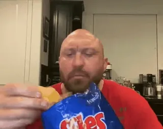 😐 7b946f27 Coles essen, snacks, chips, mann, essen whatsapp sticker