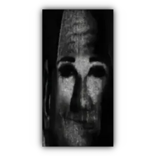 😱 0312d9cd meme, seram, menakutkan, horor, meresahkan, wajah, gelap telegram sticker