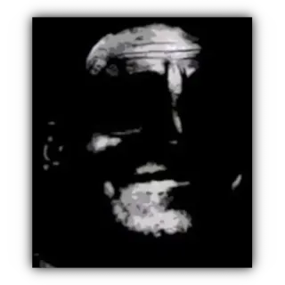 😱 b0df993b menyeramkan, horor, menakutkan, meme, wajah, aneh telegram sticker