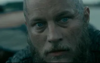 🩸 a21bef18 Ragnar Lothbrok Vikings Рагнар, викинги, исторический, воин, сериал, историческая драма, скандинавский, эпоха викингов telegram sticker