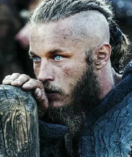 🩸 b341c67d Ragnar Lothbrok Vikings Викинги, Рагнар, Воин, Исторический, Сериал, Скандинавский telegram sticker