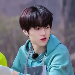 🤨 1e4bb767 personne, portrait, coréen, asiatique, sweat à capuche, idole telegram sticker