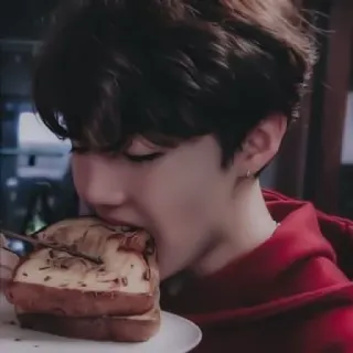 😇 24aca830 manger, nourriture, homme, sandwich, faim telegram sticker