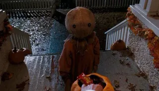 🍬 c71adec2 Sam Trick 'r Treat horror, Halloween, Trick 'r Treat, Sam, monster, scary telegram sticker