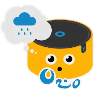 😯 ef1600ef O2io tempo, nuvem, chuva, adesivo, fofo, desenho animado whatsapp sticker