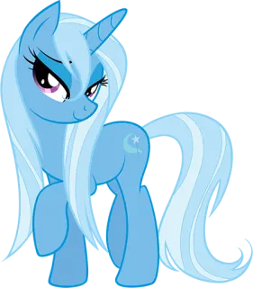 😉 052534da Trixie Lulamoon My Little Pony Poni, Kartun, Unicorn, Trixie Lulamoon, My Little Pony telegram sticker