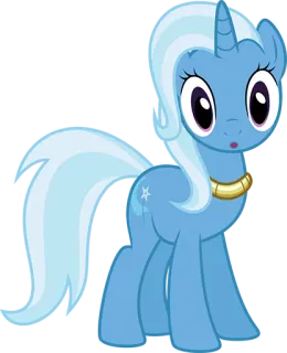 😗 1232e49f Trixie Lulamoon My Little Pony Poni, Kartun, Trixie Lulamoon, Sihir, Unicorn telegram sticker