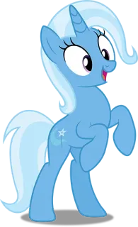 😀 16fa3fce Trixie Lulamoon My Little Pony Poni, Kartun, Unikorn, Lucu, My Little Pony, Trixie Lulamoon telegram sticker