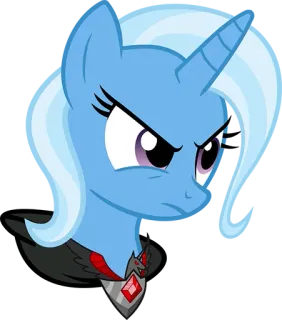 😠 792f66ba Trixie Lulamoon My Little Pony poni, kartun, unicorn, Trixie Lulamoon telegram sticker