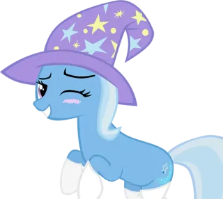 ☺️ a7630e9e poni, penyihir, kartun, sihir, kuda telegram sticker