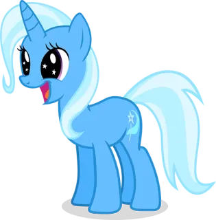 😍 fedbc9d5 Trixie Lulamoon My Little Pony Poni, Kartun, My Little Pony, Trixie Lulamoon telegram sticker