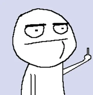 😂 81b93dec Мем, Средний палец, Оскорбительный, Мультфильм whatsapp sticker