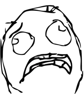 😂 91289ae9 Мем, Rage Face, Интернет, Тролль, Смешной whatsapp sticker