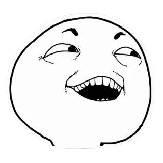 Troll faces telegram stickers