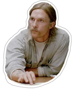 true-detective-captionless telegram stickers