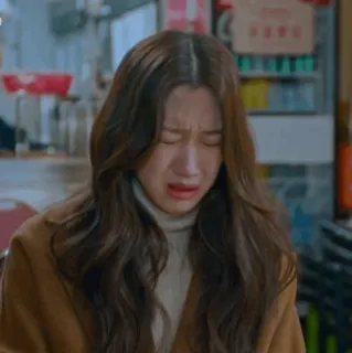 😪 9a9fc164 грустно, плачет, женщина, эмоция, расстроен, огорчена whatsapp sticker