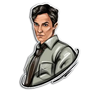 True Detective telegram stickers