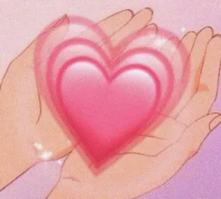 🤲 1adf6f2d trái tim, tình yêu, bàn tay, màu hồng, emoji whatsapp sticker