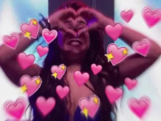 😍 a73d8671 trái tim, tình yêu, tình cảm, hạnh phúc, phụ nữ whatsapp sticker