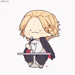 🙂 6805ac46 Anime, Kawaii, Fofo, Sobremesa, Comida, Arte digital telegram sticker