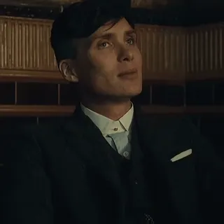 😄 bcbcfcec Tommy Shelby Peaky Blinders Tommy Shelby, Peaky Blinders, Cillian Murphy, portrait, man, actor telegram sticker
