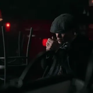 🚬 c805c4e4 man, cigarette, smoking, hat, dark, night telegram sticker