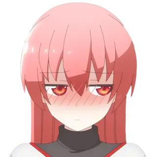 😞 2da82fb4 Tsukasa Yuzaki Tonikawa: Over the Moon for You anime, manga, tsukasa, over the moon for you, tonikawa, cute telegram sticker