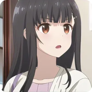 😡 360f6fee Anime, Dziewczyna, Słodkie, Kreskówka, Postać whatsapp sticker