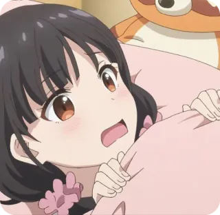 😨 507755e4 Anime, Dziewczyna, Słodkie, Kreskówka whatsapp sticker